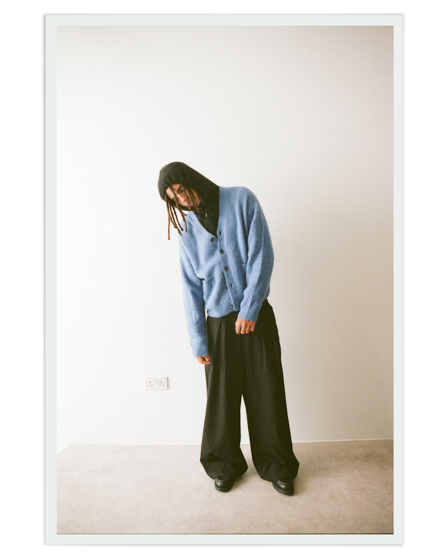 Kai Cobalt Blue Mohair Cardigan