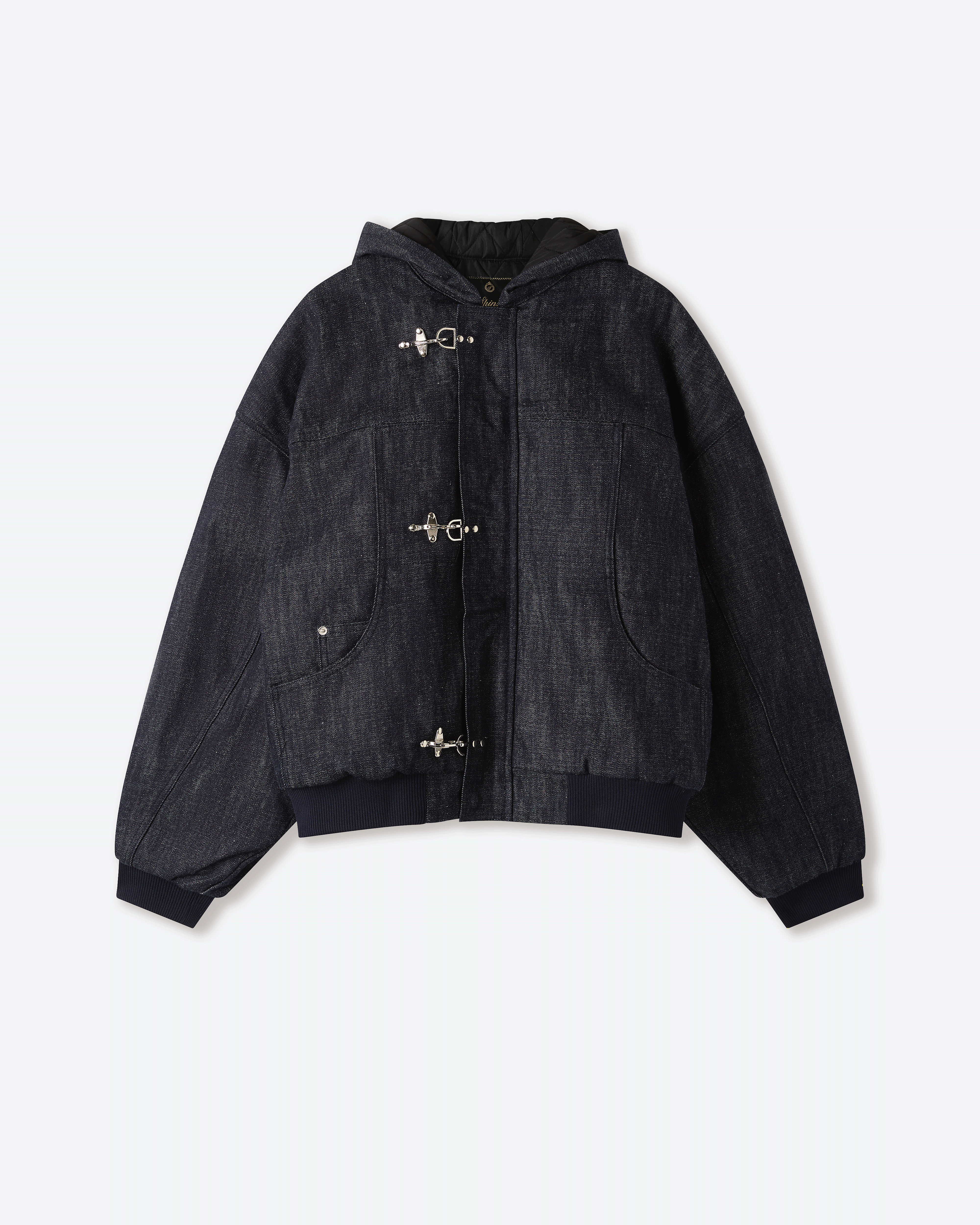 Okayama Blue Raw Denim Clasp Jacket – Shinzo