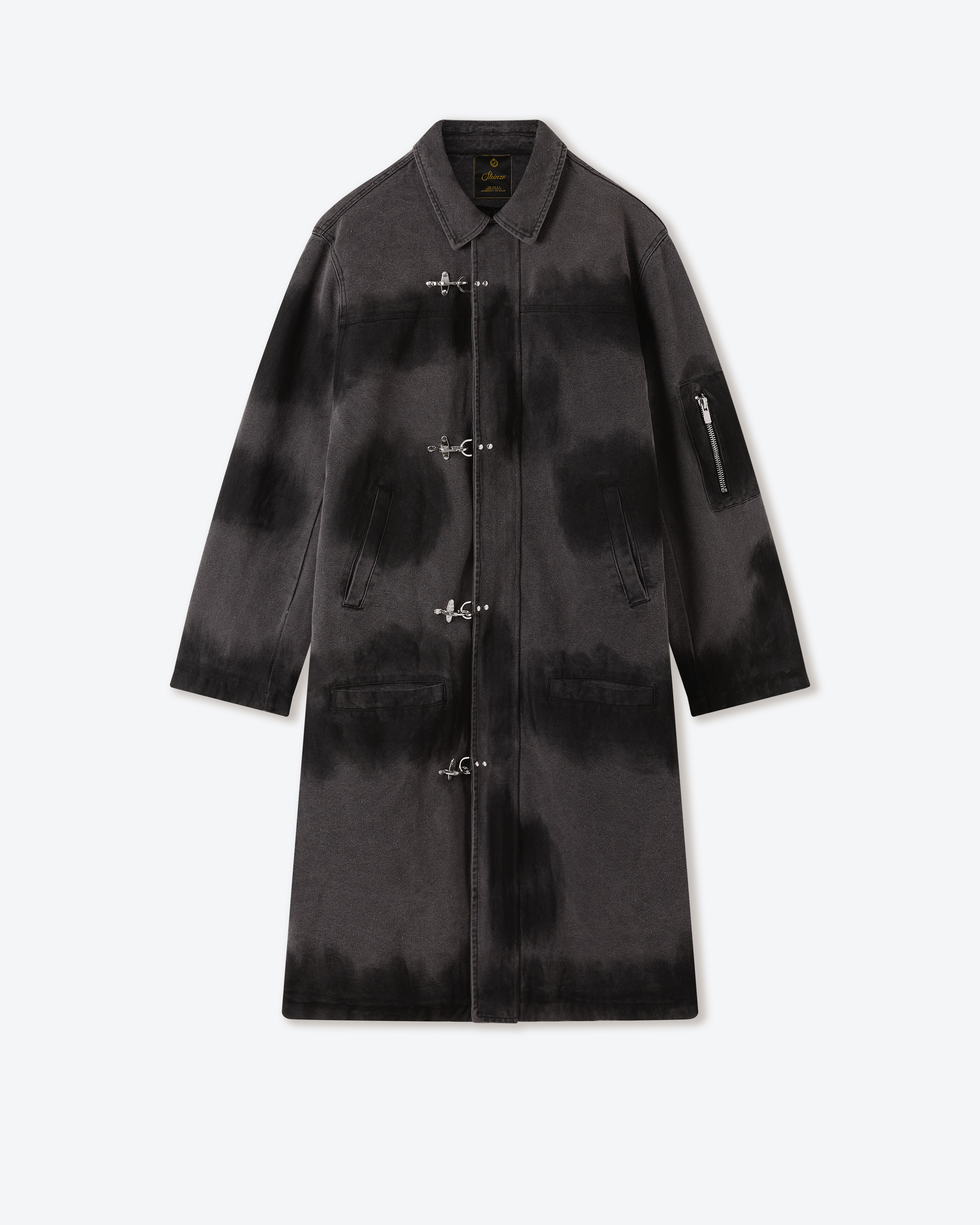 Shige Canvas Clasp Trench Coat – Shinzo
