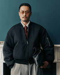 Japanese Wool Reversible Bomber Jacket