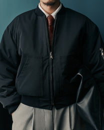 Japanese Wool Reversible Bomber Jacket