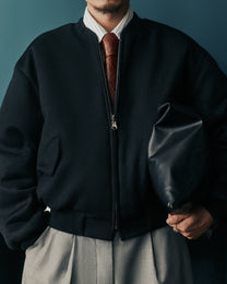 Japanese Wool Reversible Bomber Jacket
