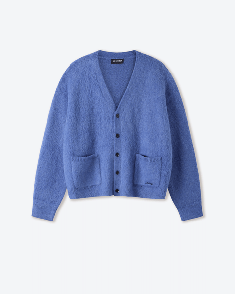Kai Cobalt Blue Mohair Cardigan – Shinzo