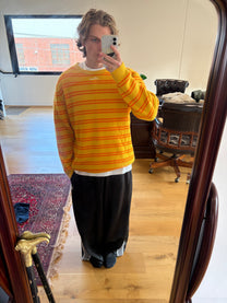 Yellow Striped Knit