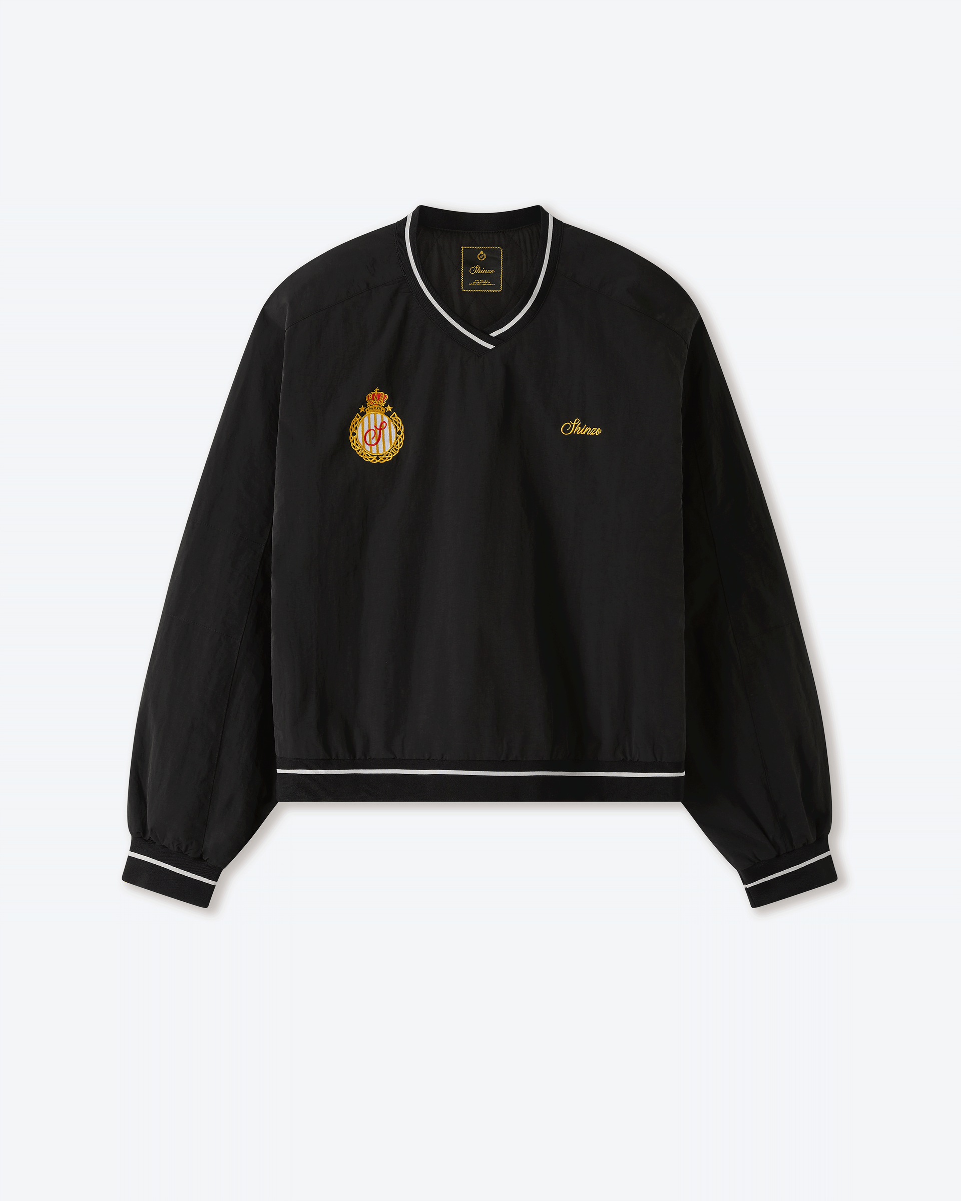 Amefuto Nylon V-Neck Pullover Jersey – Shinzo