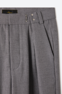 Granite Mélange Slub Trousers
