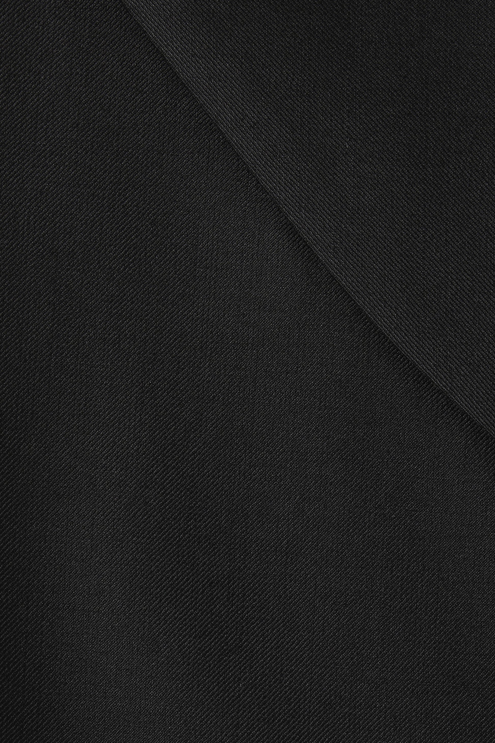 Black Japanese Wool Kimono Blazer