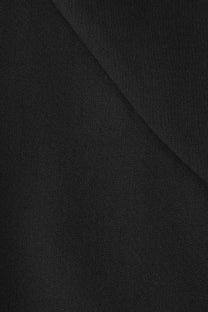 Black Japanese Wool Kimono Blazer