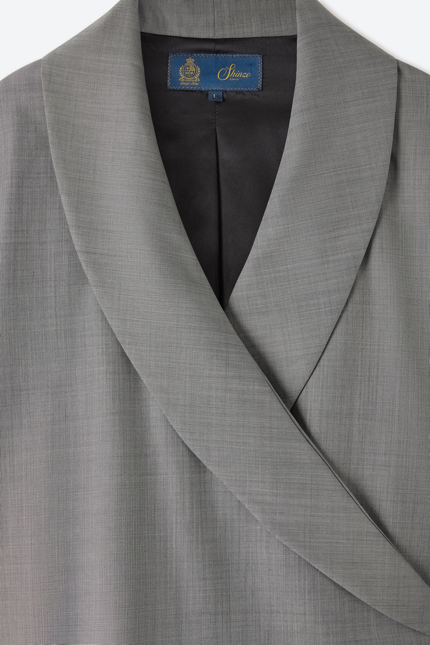 Ash Japanese Wool Kimono Blazer