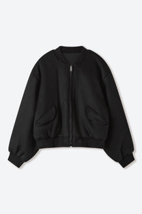 Japanese Wool Reversible Bomber Jacket