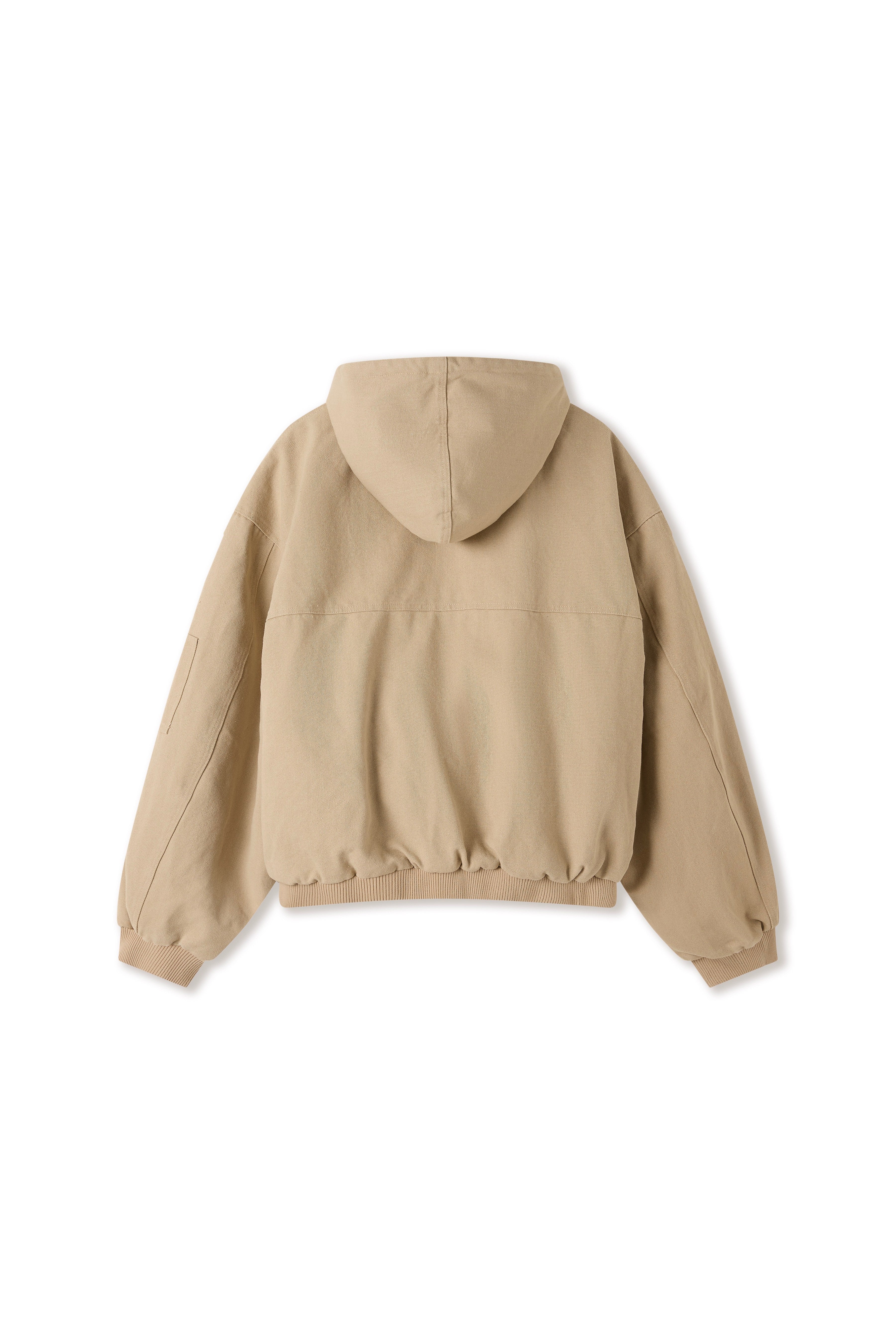 Shige Khaki Canvas Clasp Bomber Jacket – Shinzo