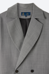 Ash Japanese Wool Suit Trench