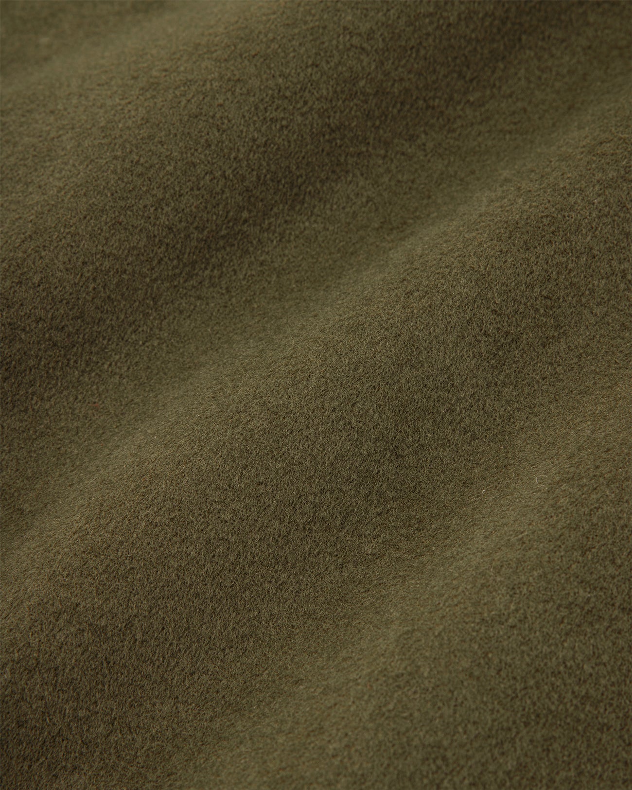 Green Wool Clasp Trench Coat