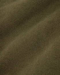 Green Wool Clasp Trench Coat