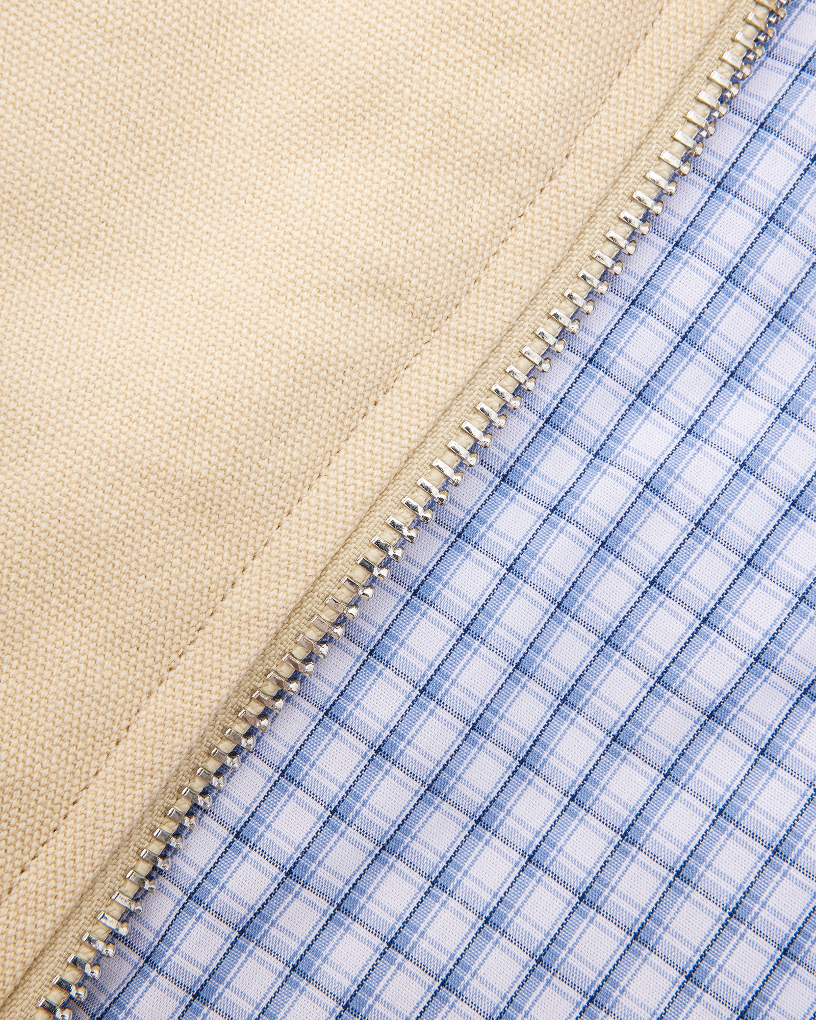 15oz Beige Canvas Cowhide Collar Workwear Jacket