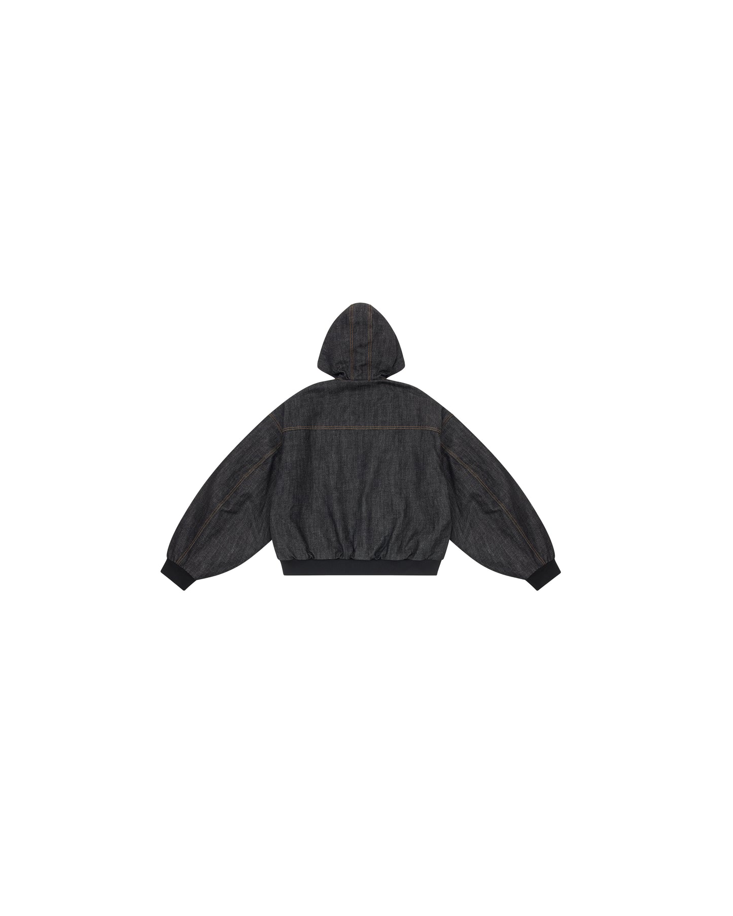 Okayama 15oz Raw Black Japanese Denim Clasp Jacket