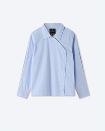Hattori Blue Pinstripe Button Up Shirt