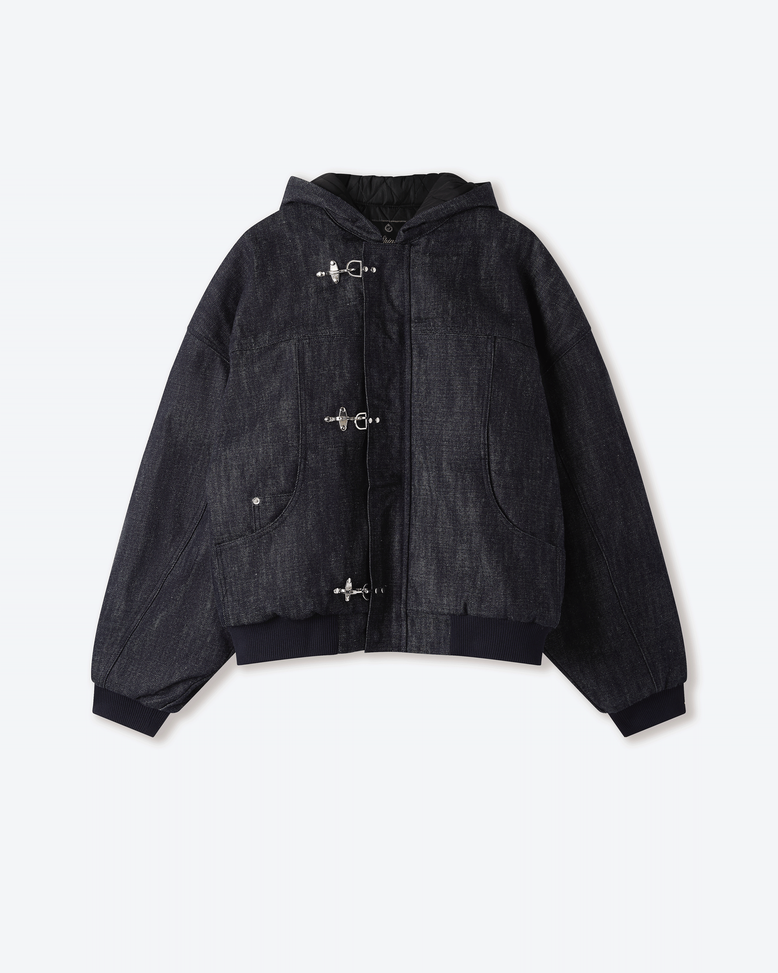 Okayama Blue Raw Denim Clasp Jacket
