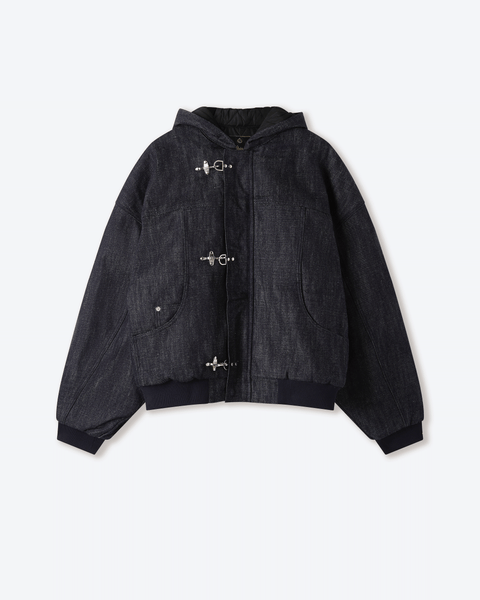 Okayama Blue Raw Denim Clasp Jacket – Shinzo