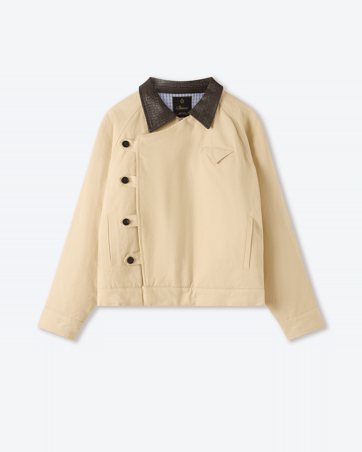 15oz Beige Canvas Workwear Jacket – Shinzo