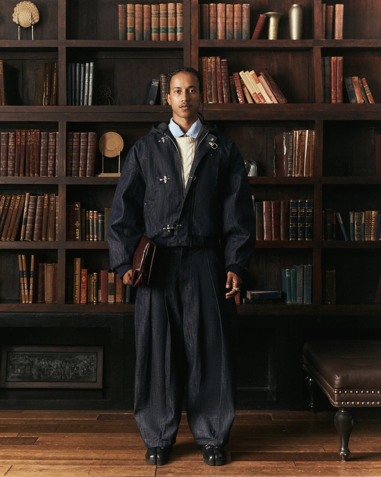 Okayama 15oz Raw Blue Pleated Japanese Selvedge Balloon Denim Pants