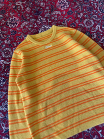 Yellow Striped Knit detail