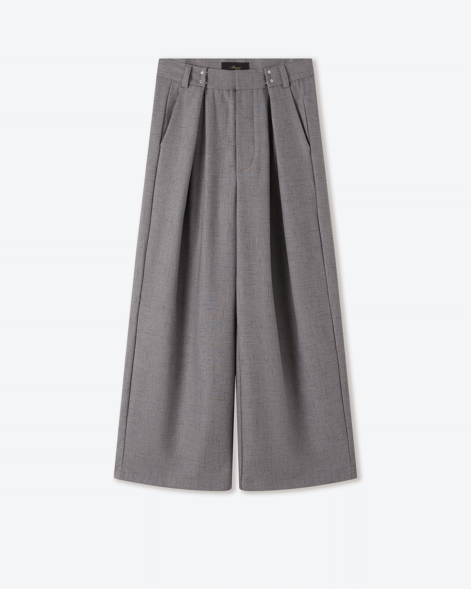 Granite Mélange Slub Trousers