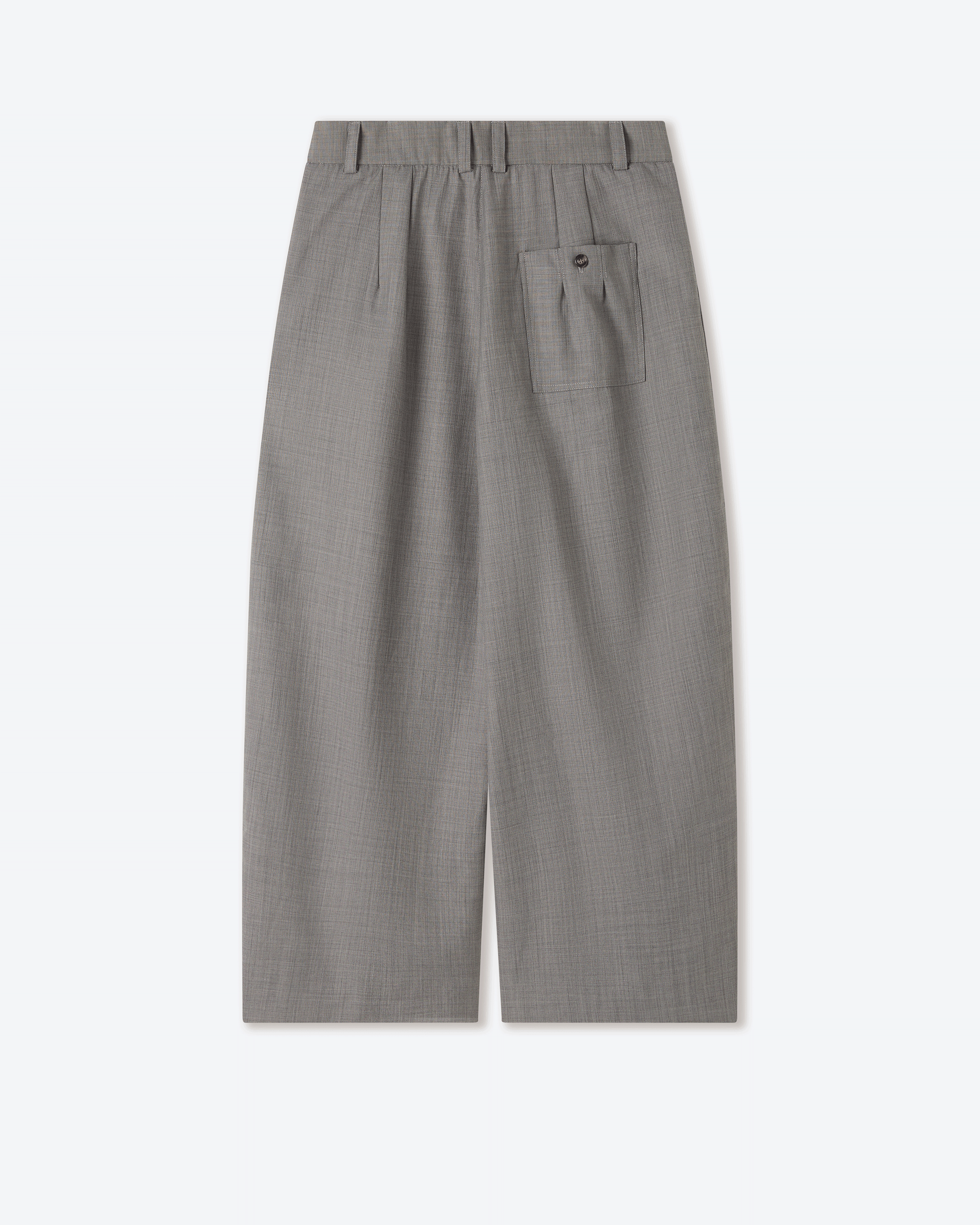 Ash Japanese Wool Balloon Trousers