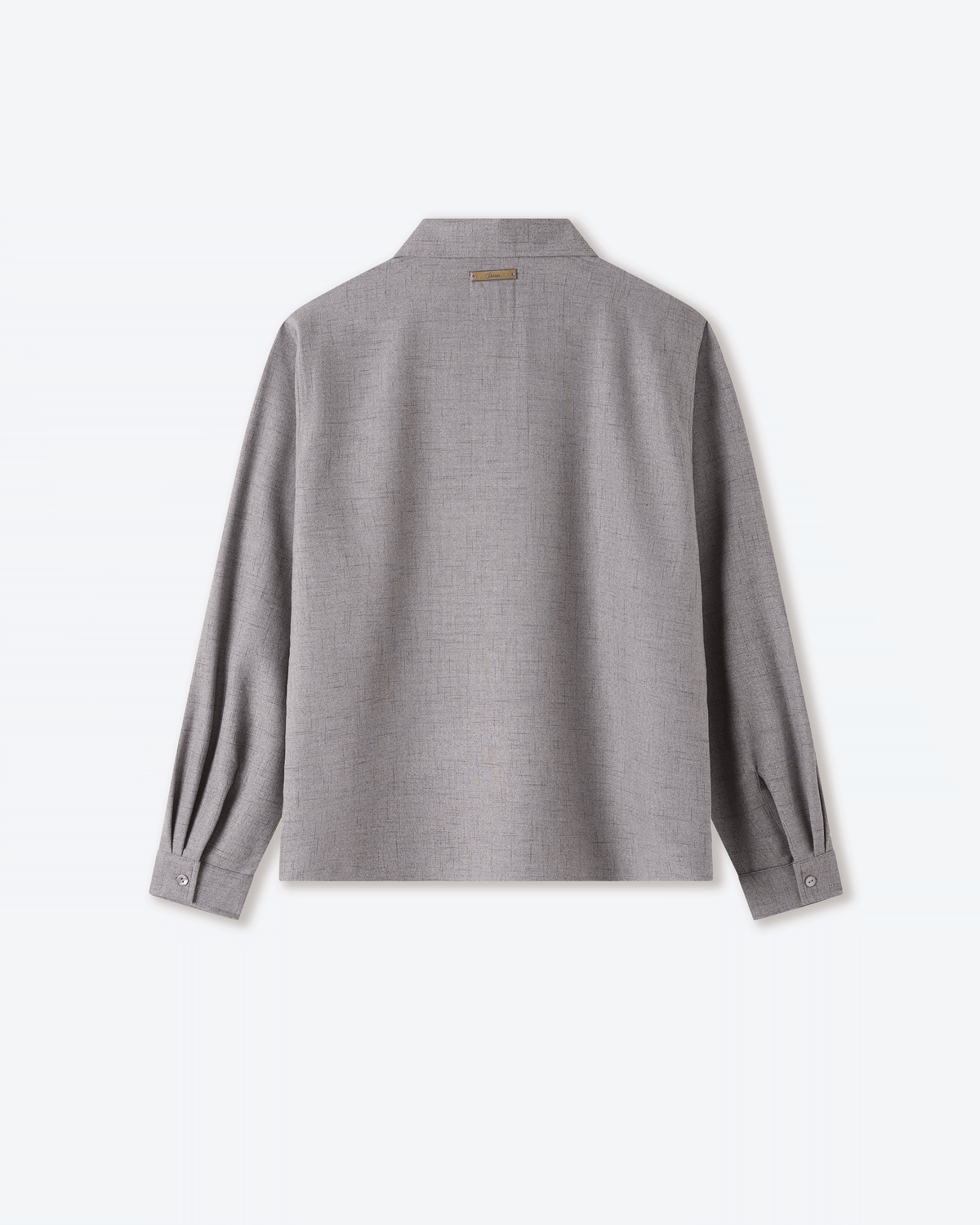 Granite Mélange Slub Button Up