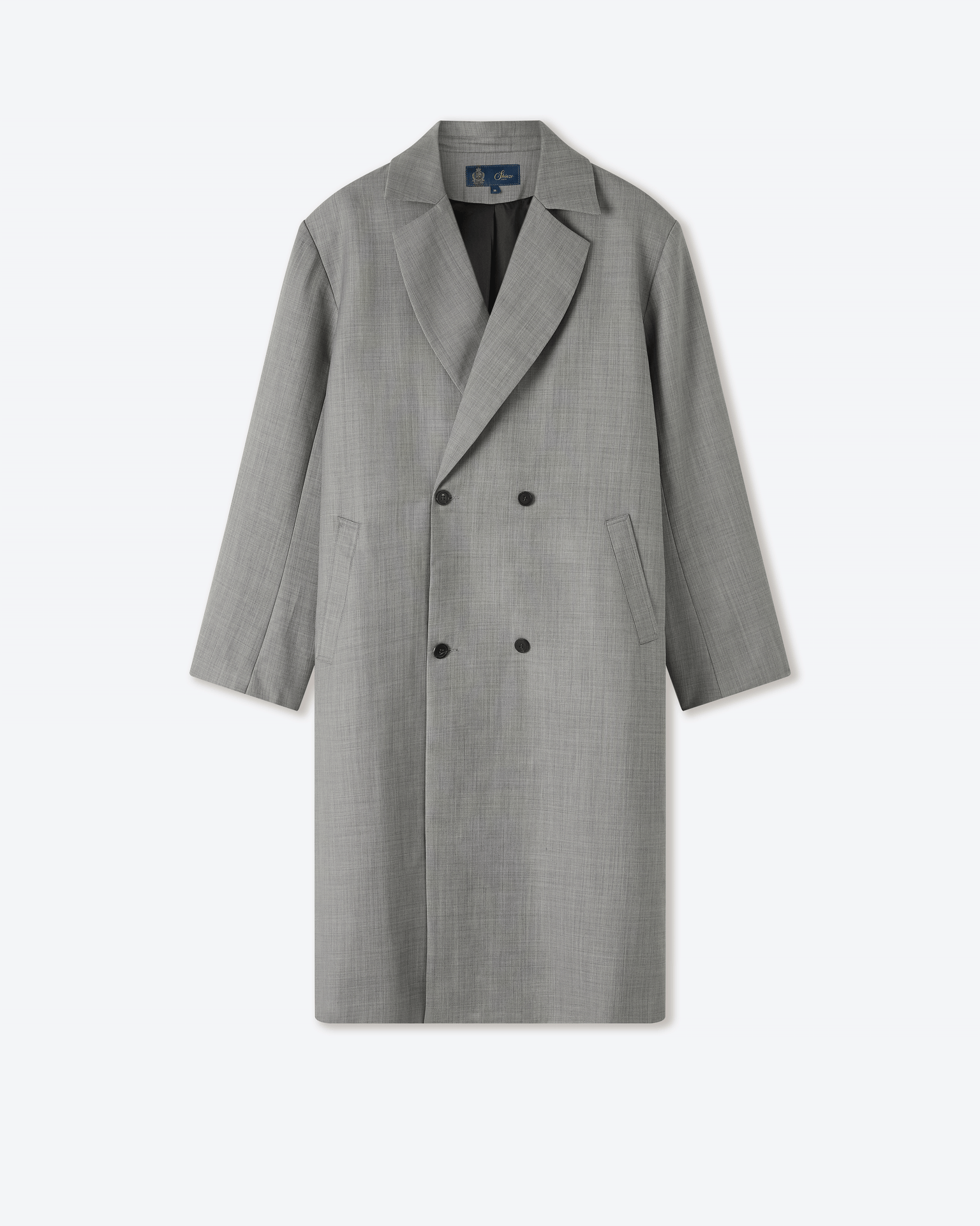 Ash Japanese Wool Suit Trench