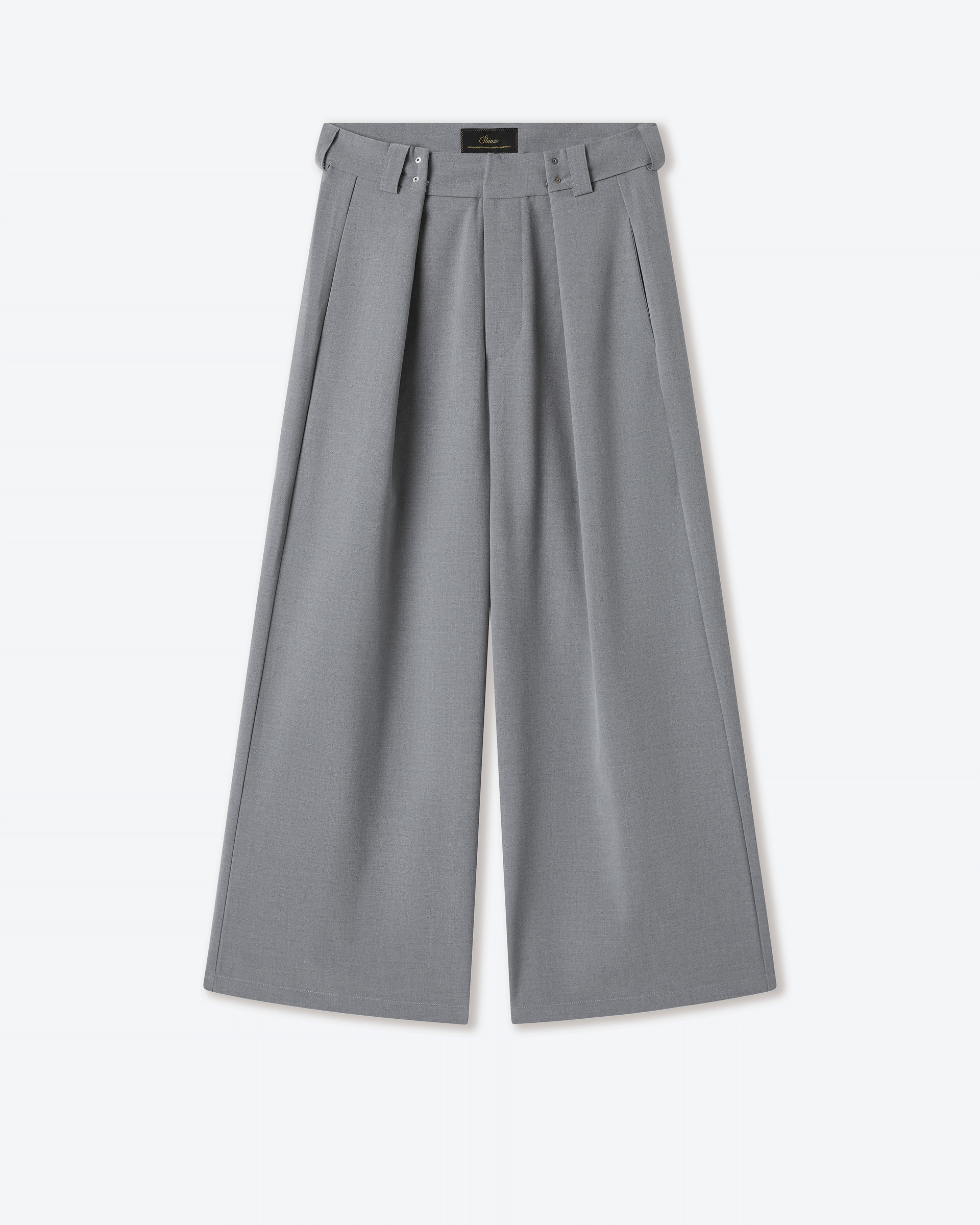 Gyokudō Grey Adjustable Suit Pants – Shinzo