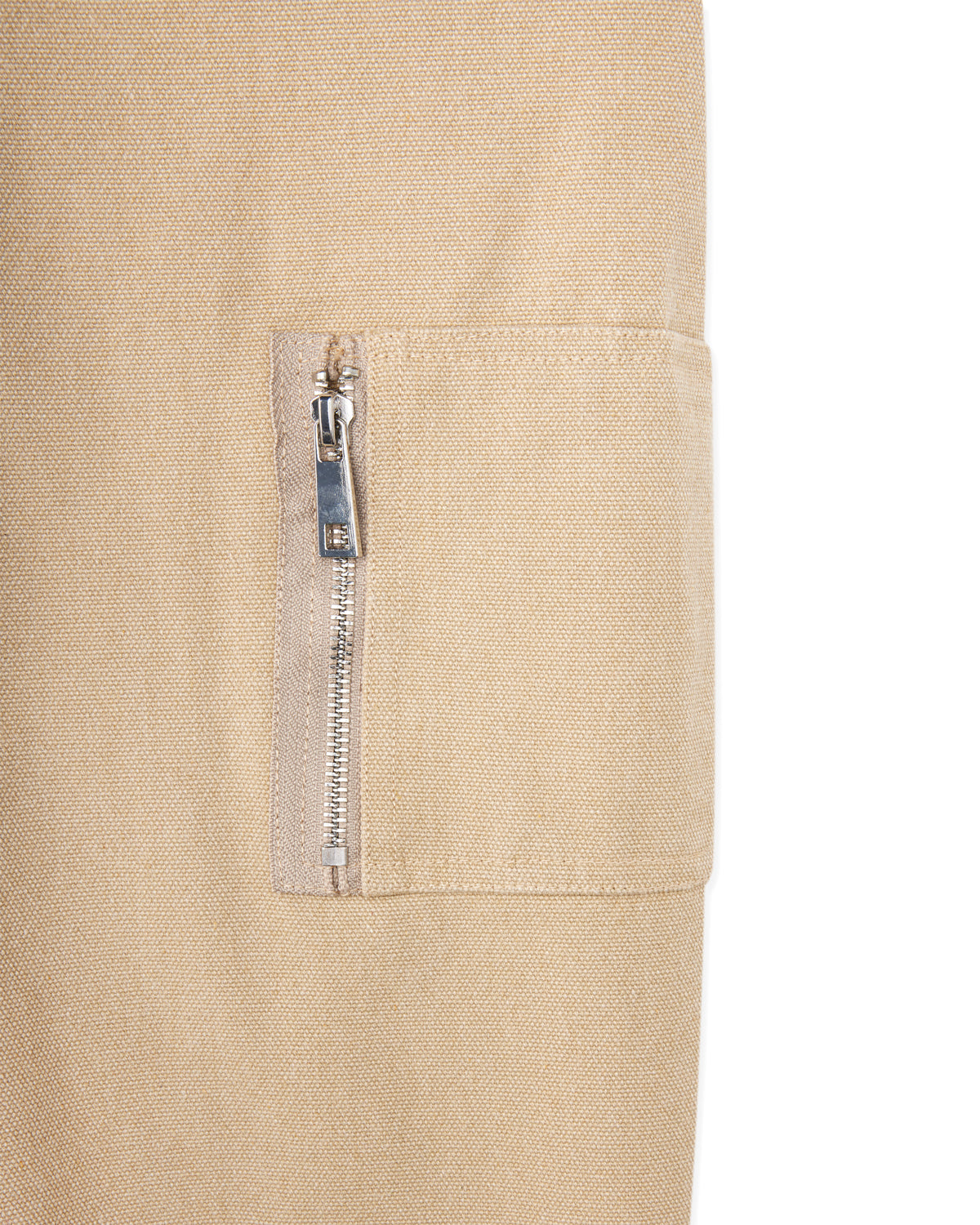 Shige 15oz Khaki Canvas Clasp Bomber Jacket