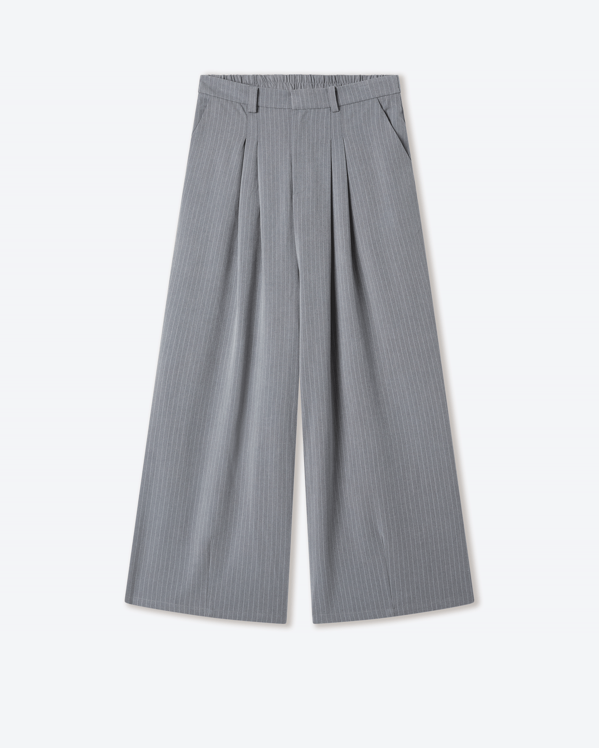 Ukiyo Grey Pinstripe Pants – Shinzo