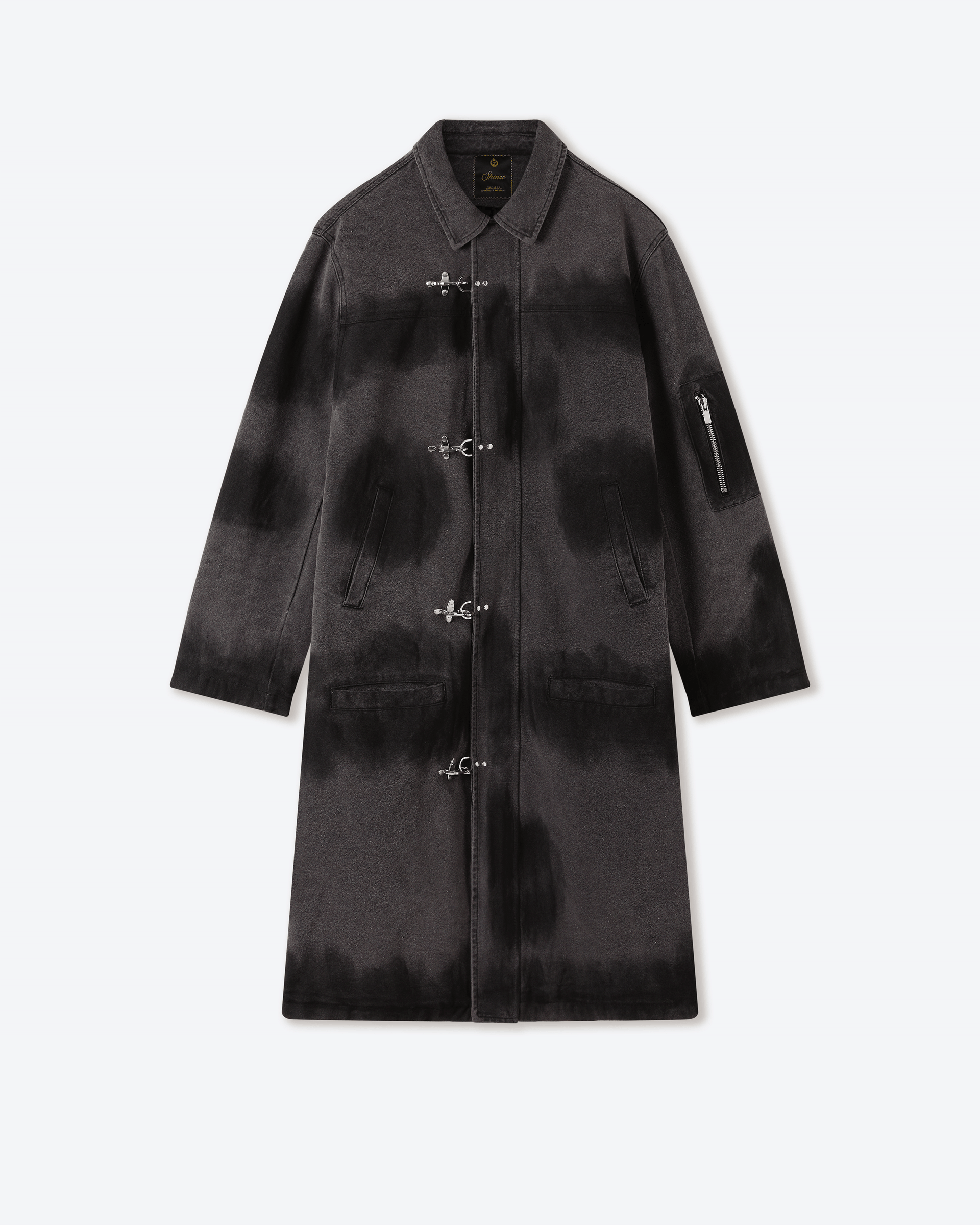 Shige Canvas Clasp Trench Coat – Shinzo