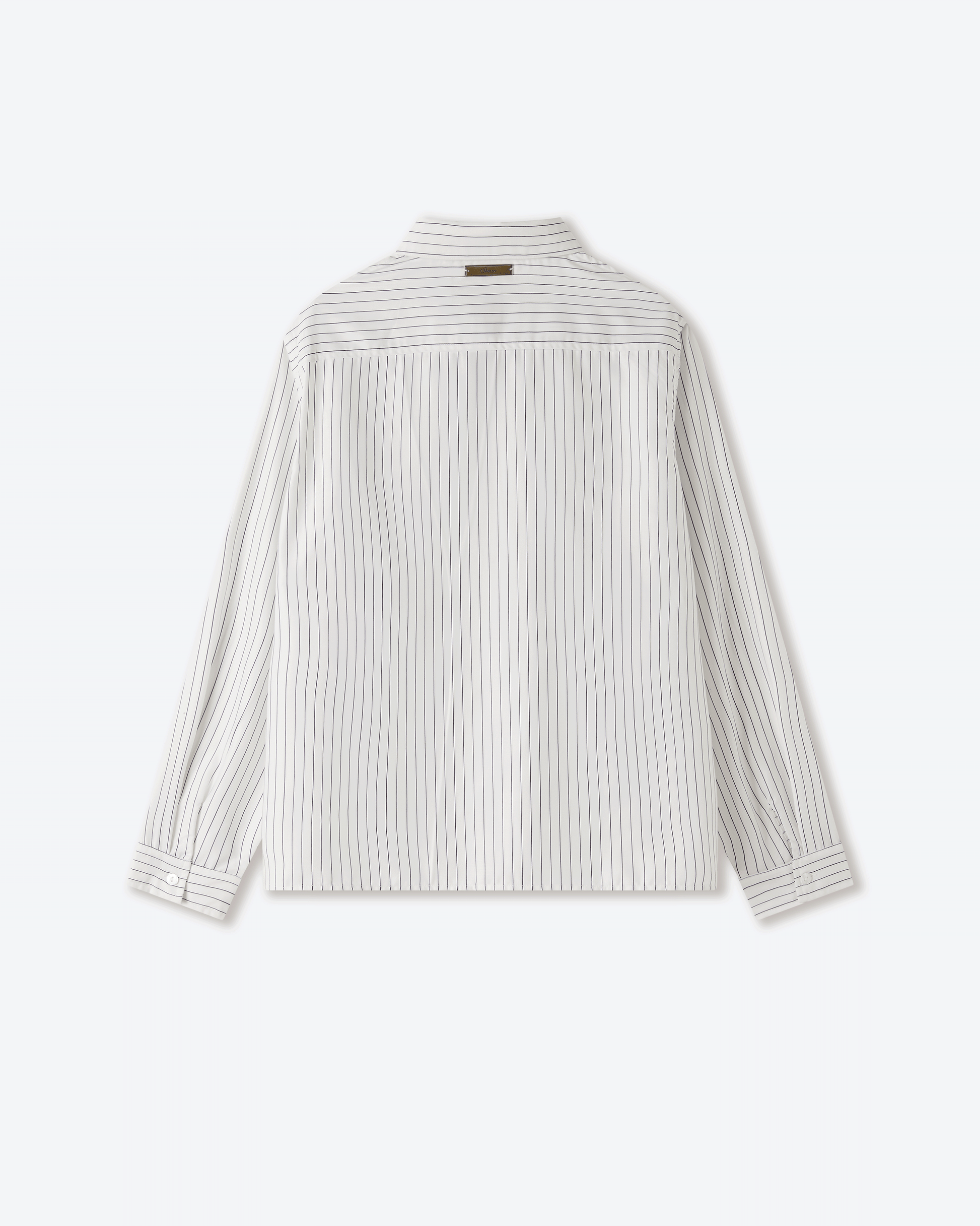 Sūtsu White Pinstripe Button Up Shirt